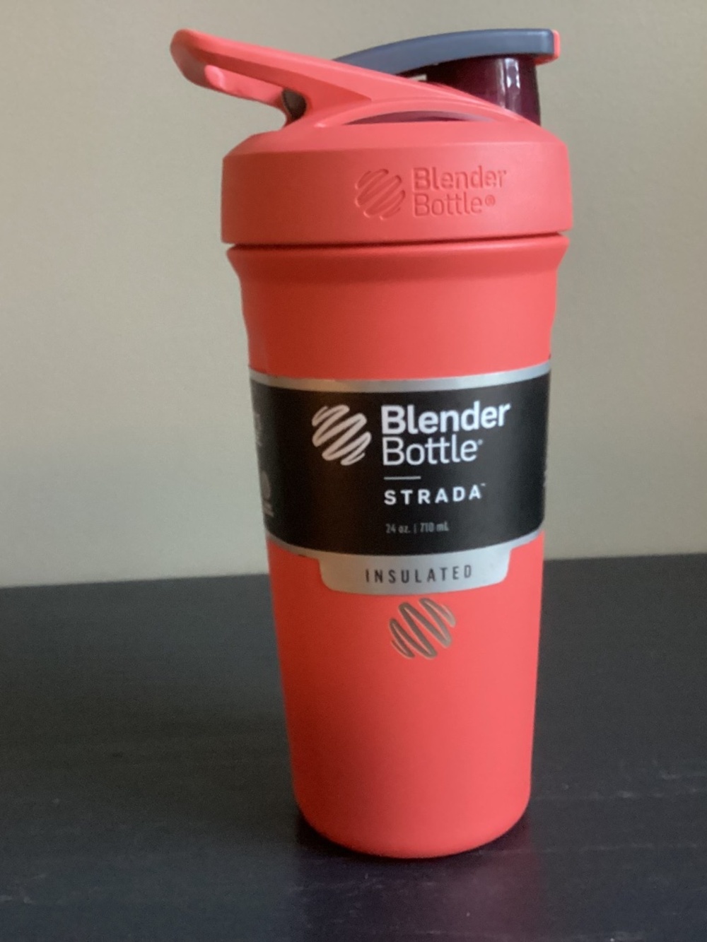 NEW with Tags BlenderBottle w/Shaker Ball Stainless Steel 24oz Shaker Bottle